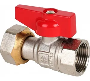 Кран шаровой с накидной гайкой прямой DN   1/2 вн.-вн. бабочка MVI BV.530.04 thumbnail